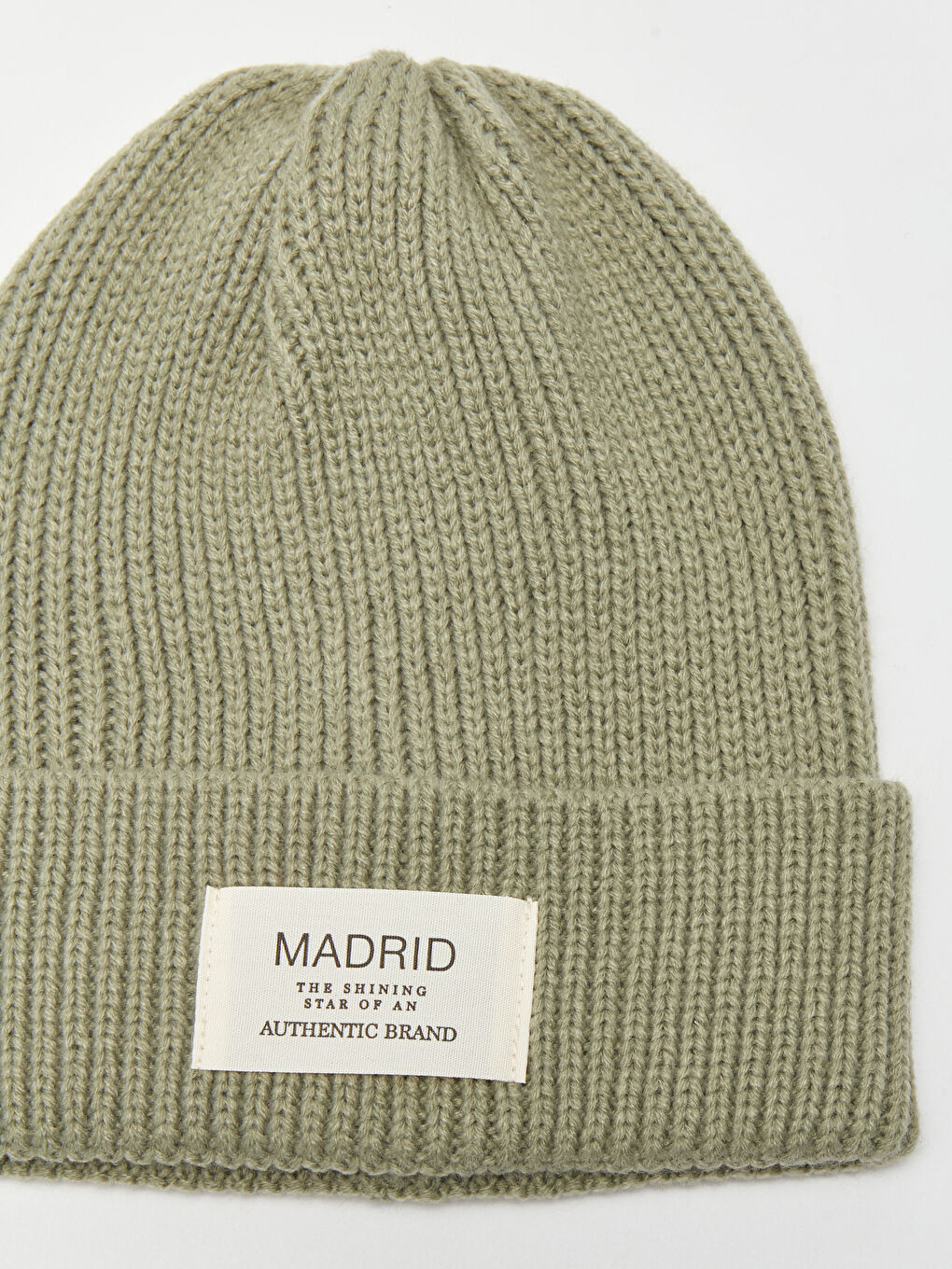 Yeşil Yazı Baskılı Kadın Bere-5