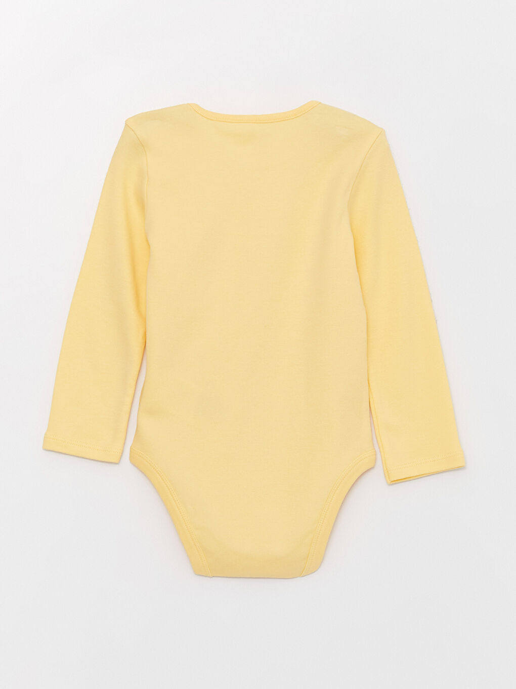 Sarı Bisiklet Yaka Kız Bebek Çıtçıtlı Bodysuit 2'li-4