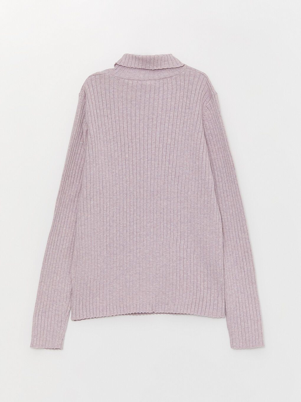 LCW Kids Balıkçı Yaka Basic Uzun Kollu Kız Çocuk Triko Kazak -W34069Z4-ENP