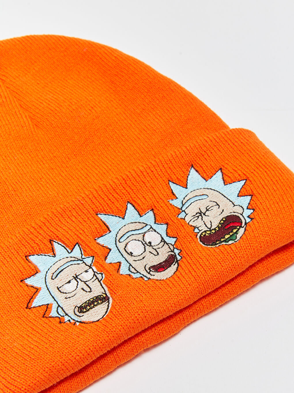 LCW ACCESSORIES Canlı Turuncu Rick And Morty Nakışlı Erkek Bere - 5