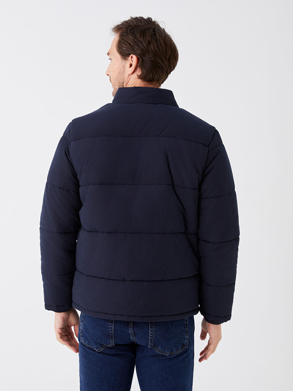 LCWAIKIKI Classic Standard Fit Funnel Neck Men's Puffer Coat -W34153Z8-RFH