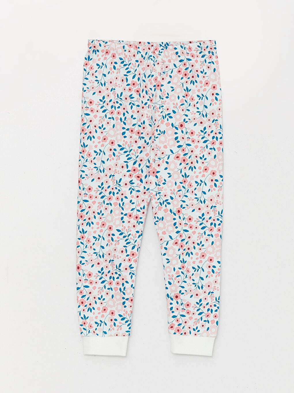 Turkuaz Bisiklet Yaka Kız Bebek Pijama Takımı 2'li-7