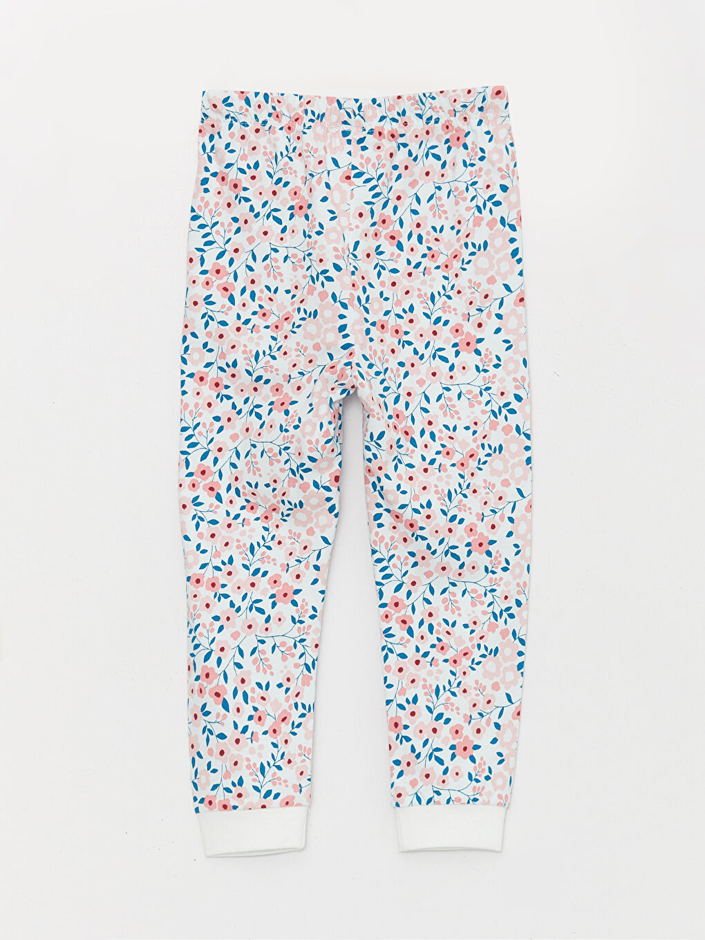 Turkuaz Bisiklet Yaka Kız Bebek Pijama Takımı 2'li-8