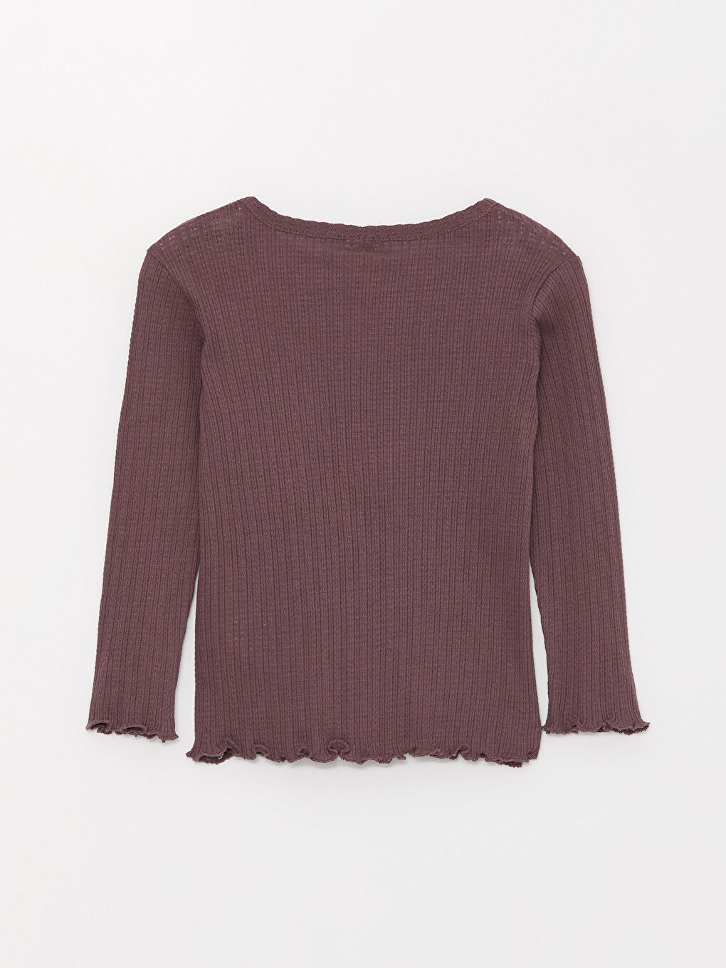 Mor Bisiklet Yaka Uzun Kollu Kız Bebek Pijama Takımı-3