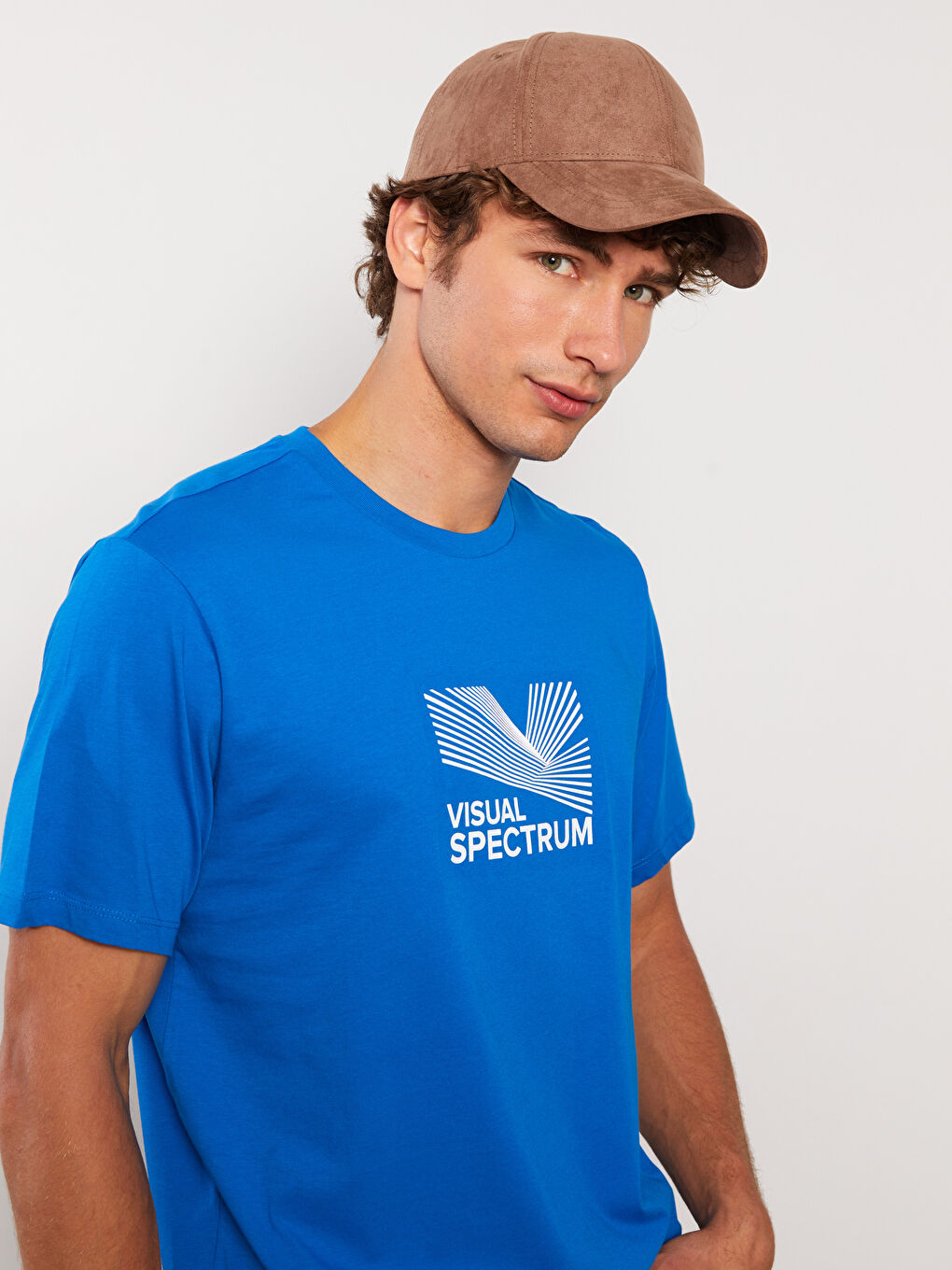 Kahverengi Süet Görünümlü Erkek Kep Şapka-2