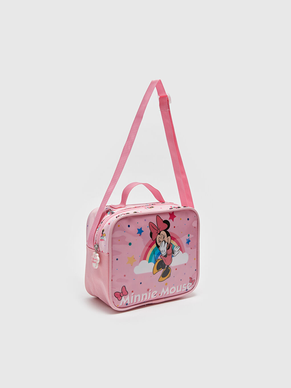 LCW ACCESSORIES Pembe Minnie Mouse Baskılı Teneffüs Zamanı Beslenme Çantası - 1