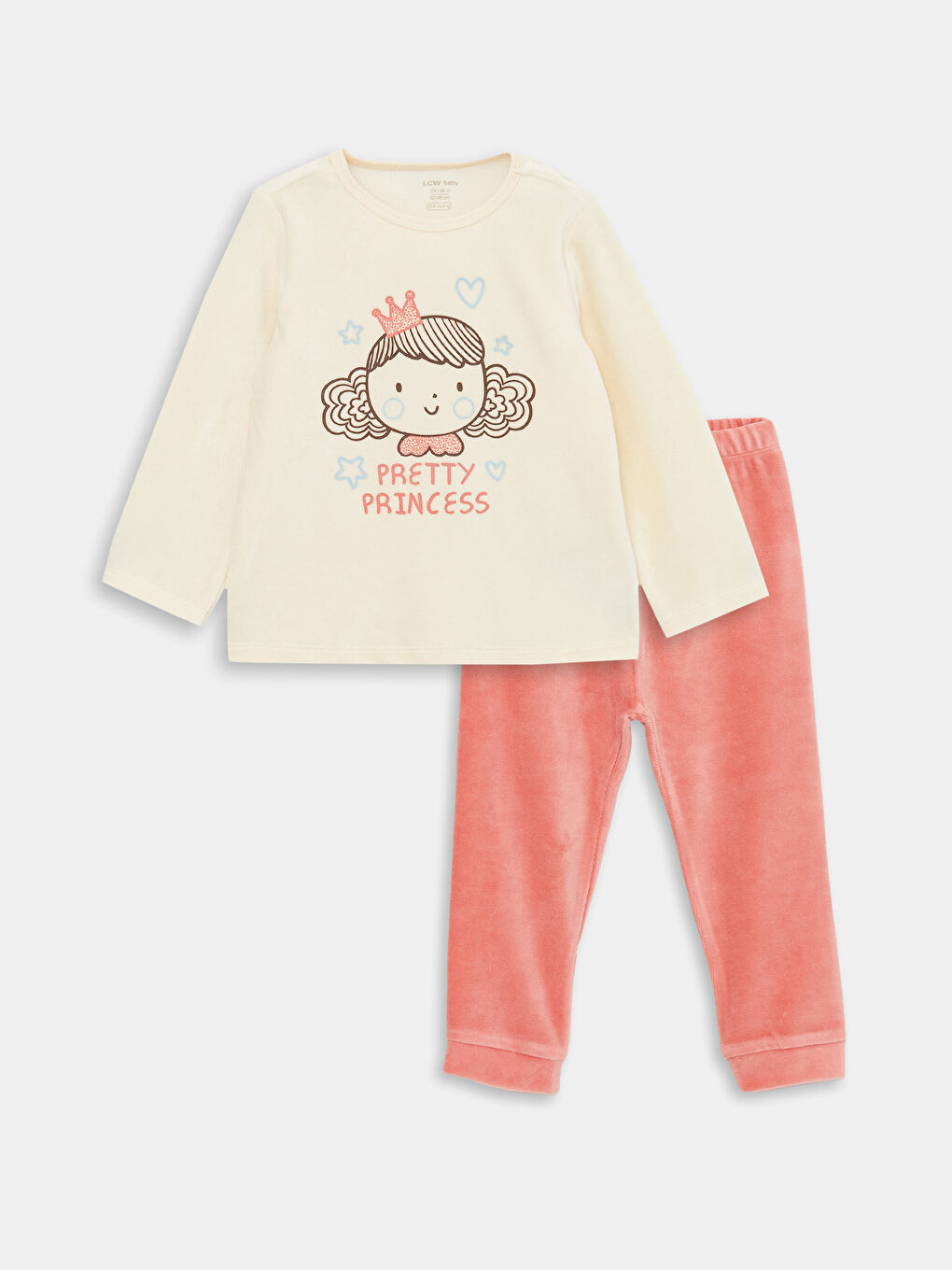 LCW baby Bedrucktes Baby Mädchen Pyjama-Set -W34329Z1-KXP