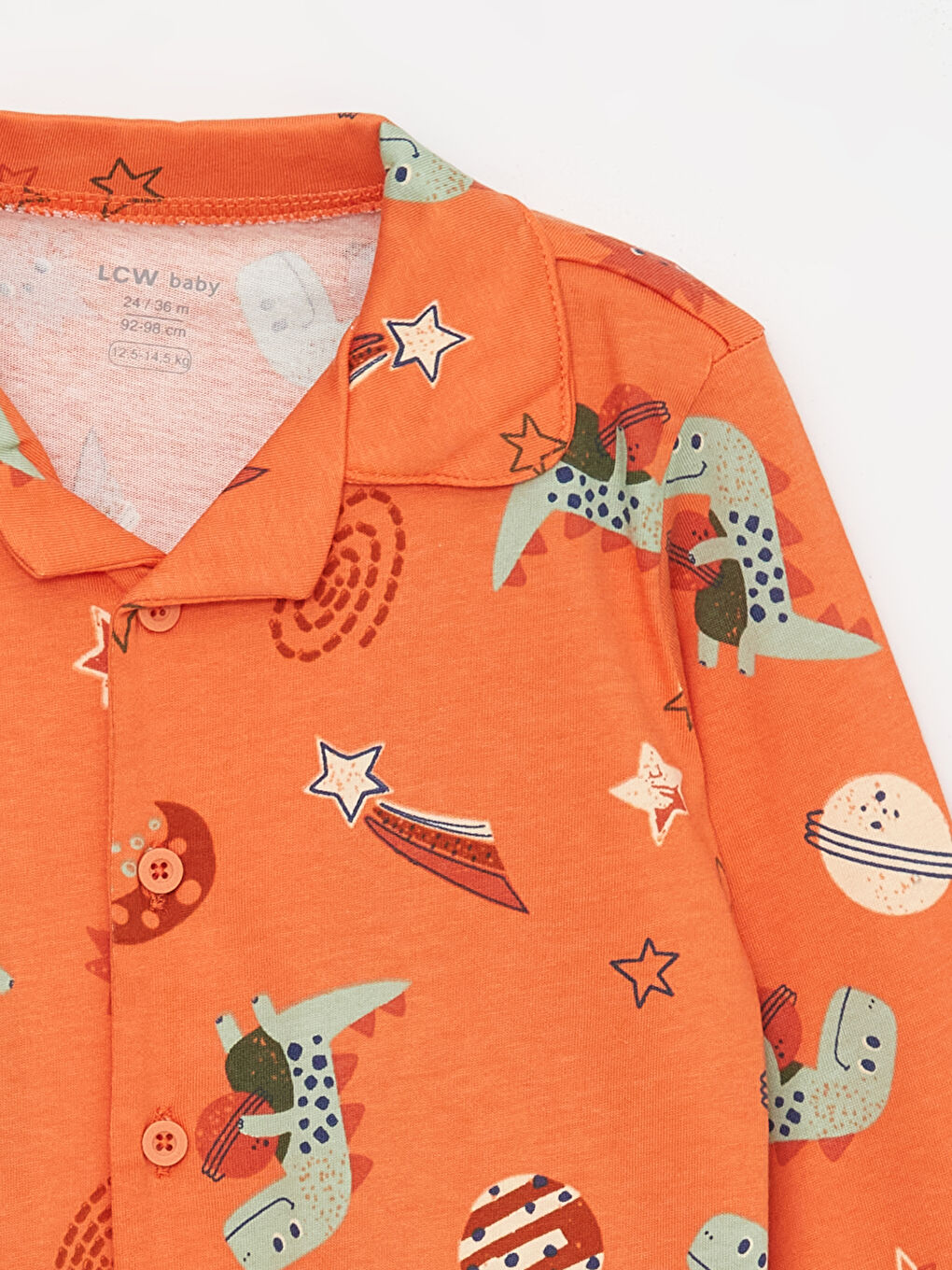 LCW baby Polo Yaka Erkek Bebek Pijama Takımı -W34337Z1-LSR