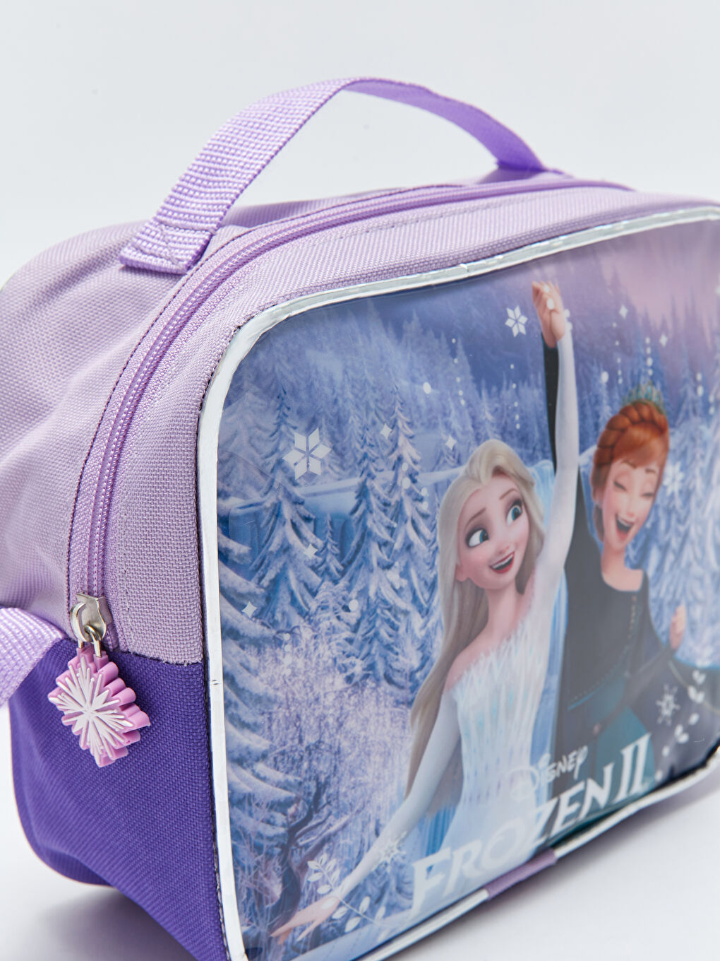 LCW ACCESSORIES Koyu Lila Frozen Baskılı Kız Çocuk Beslenme Çantası - 3