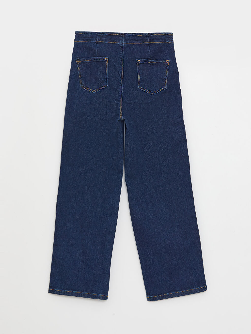 LCW Kids Orta İndigo Rodeo Wideleg Kız Çocuk Jean Pantolon - 2