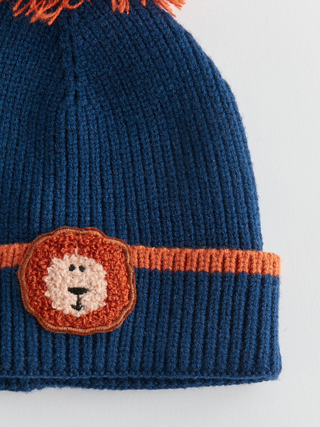 Pom-Pom Detail Baby Boys' Beanie-2