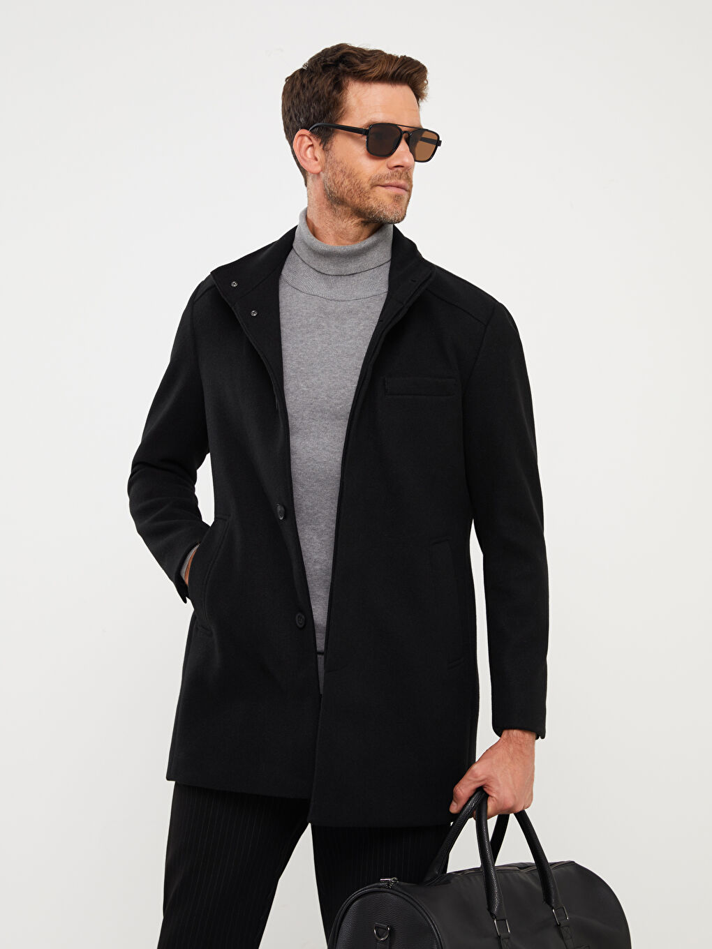 Standard Fit Funnel Neck Men's Cachet Coat