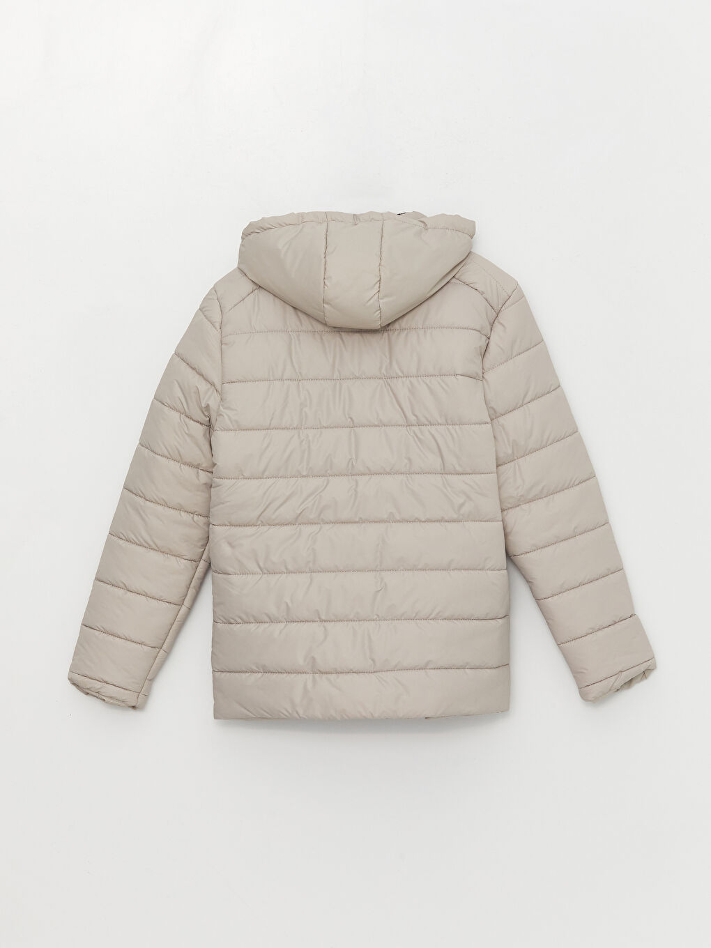 Standard Fit Hooded Men's Puffer Coat-10