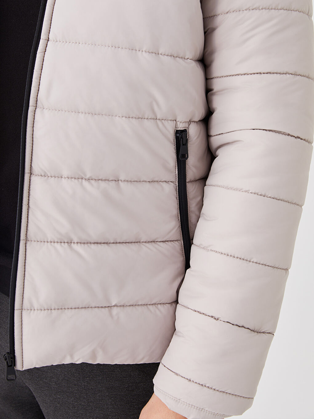 Standard Fit Hooded Men's Puffer Coat-3