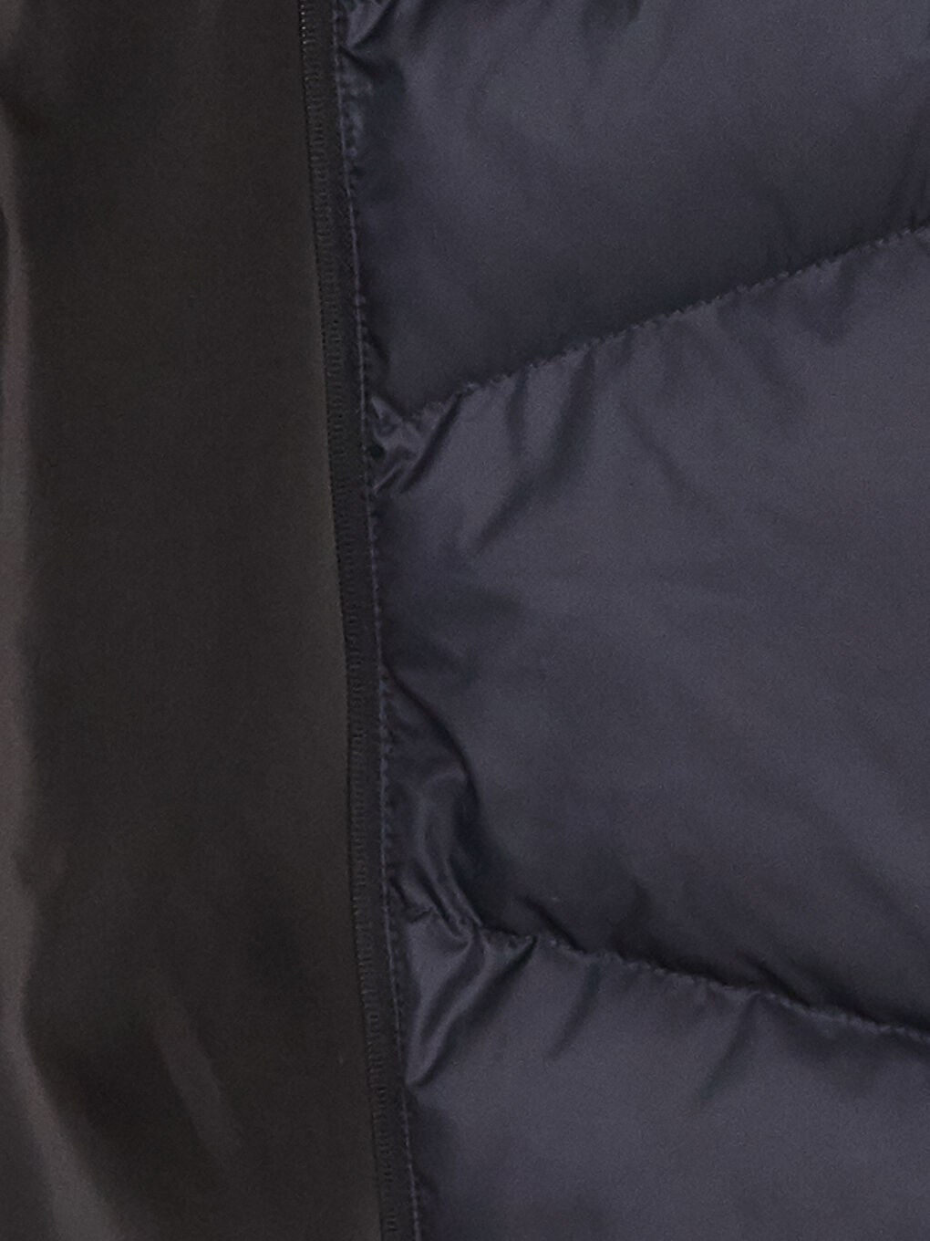 Lacivert Standart Kalıp Kapüşonlu Erkek Şişme Mont-8