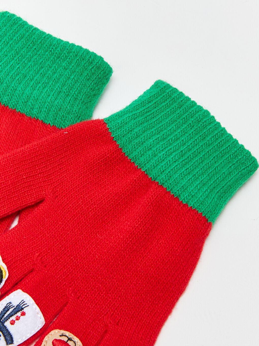 LCW ACCESSORIES Patch Detailed Boy Knitwear Gloves -W34563Z4-GZX