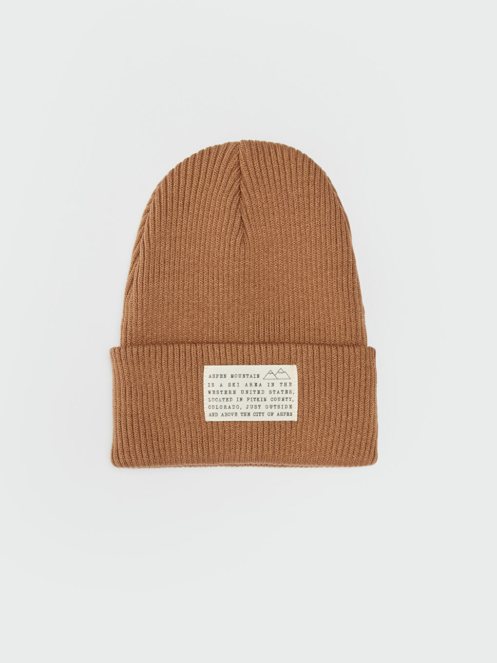 Label Embroidered Boys Beanie