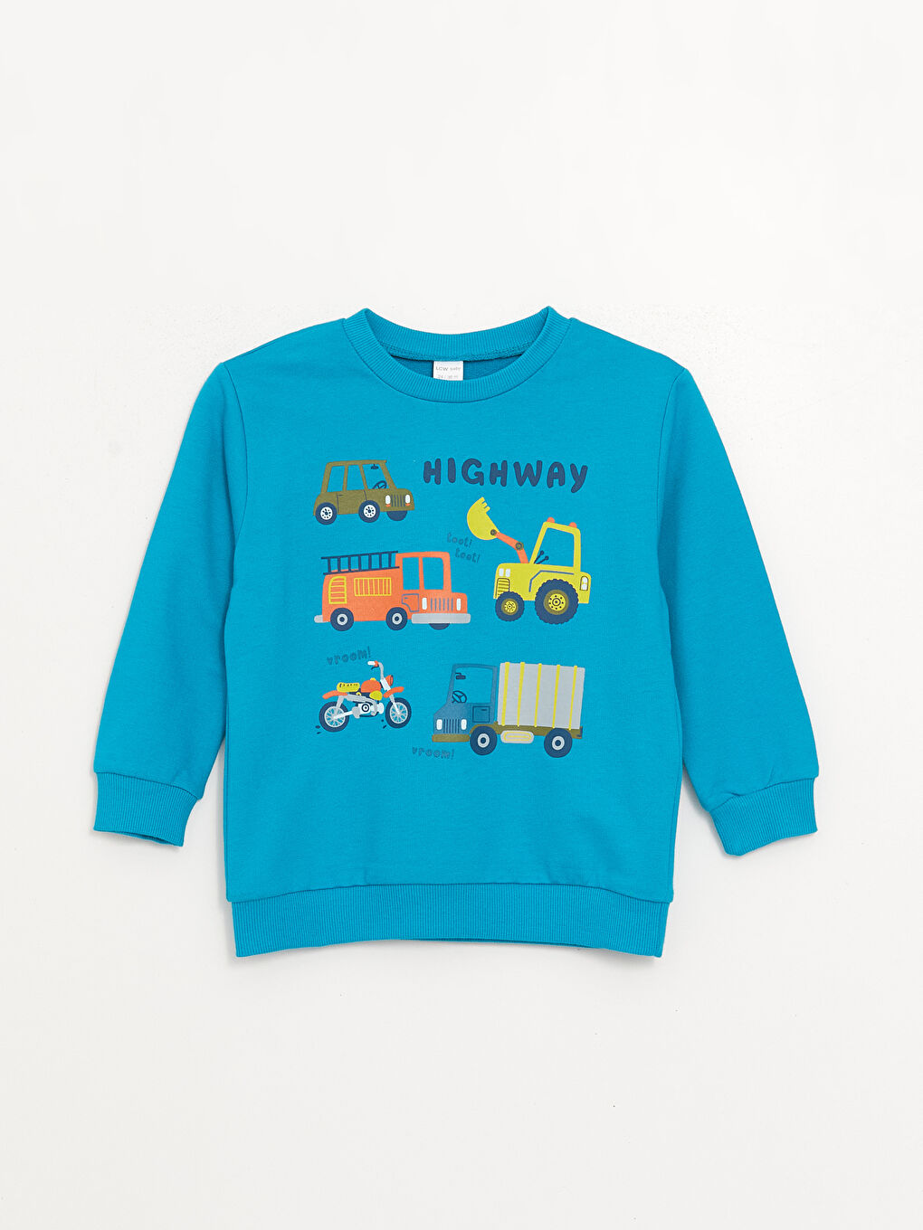 LCW baby Printed Long Sleeve Baby Boys' Sweatshirt 2 Pack -W34629Z1-GYC
