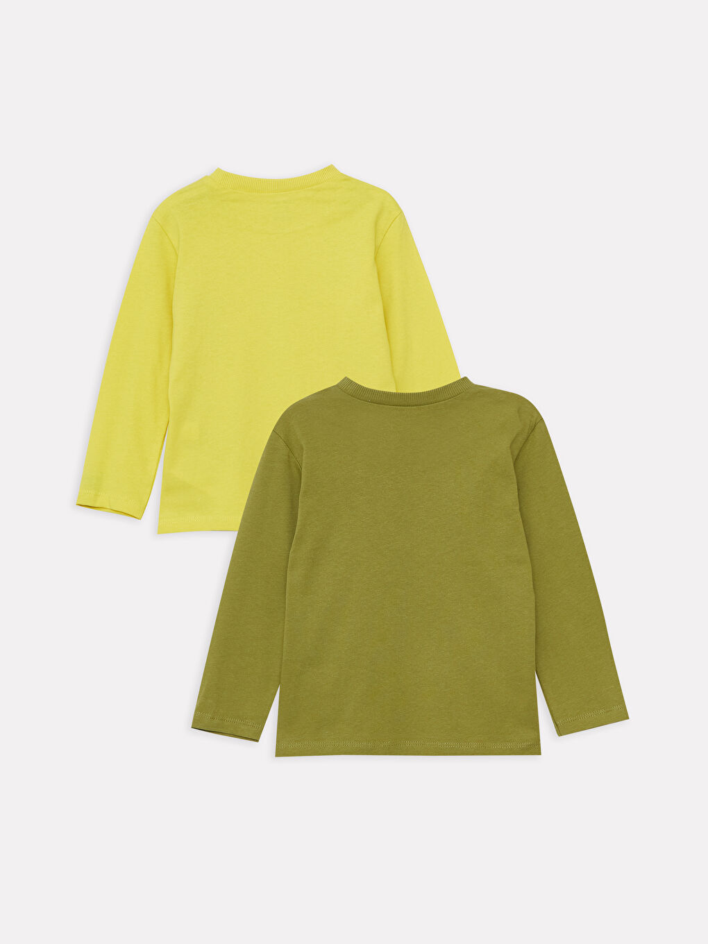 Crew Neck Long Sleeve Baby Boys' T-Shirt 2 Pack-3