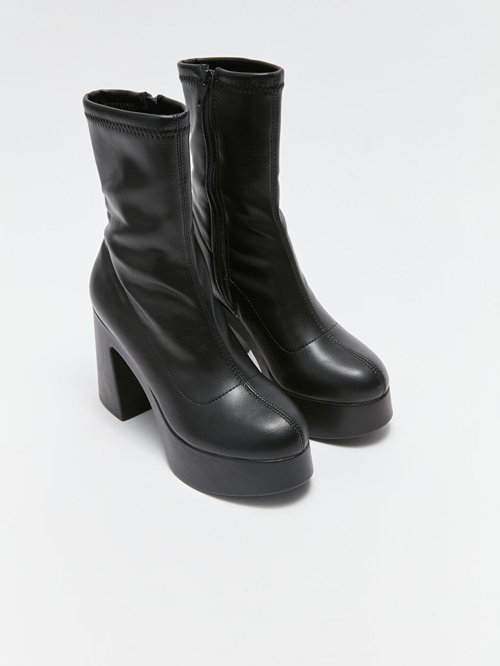 LCW STEPS Kunstleder Damen Absatzstiefel -W34710Z8-HUC