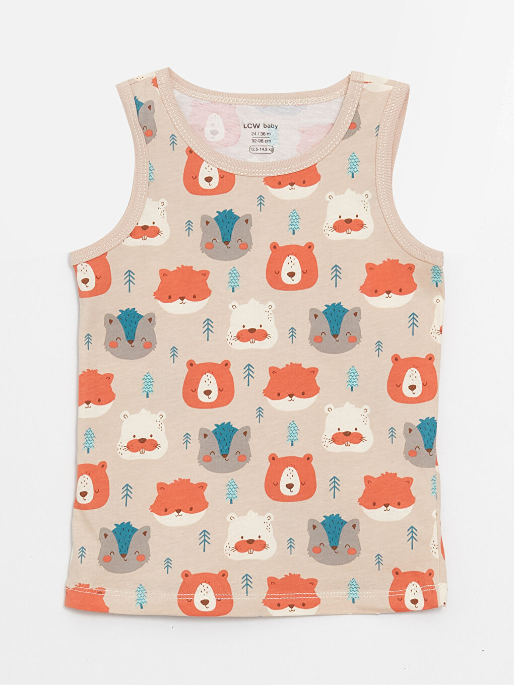 LCW baby Rundhals Baumwolle Baby Jungen Tanktop 3er-Pack -W34712Z1-LQB