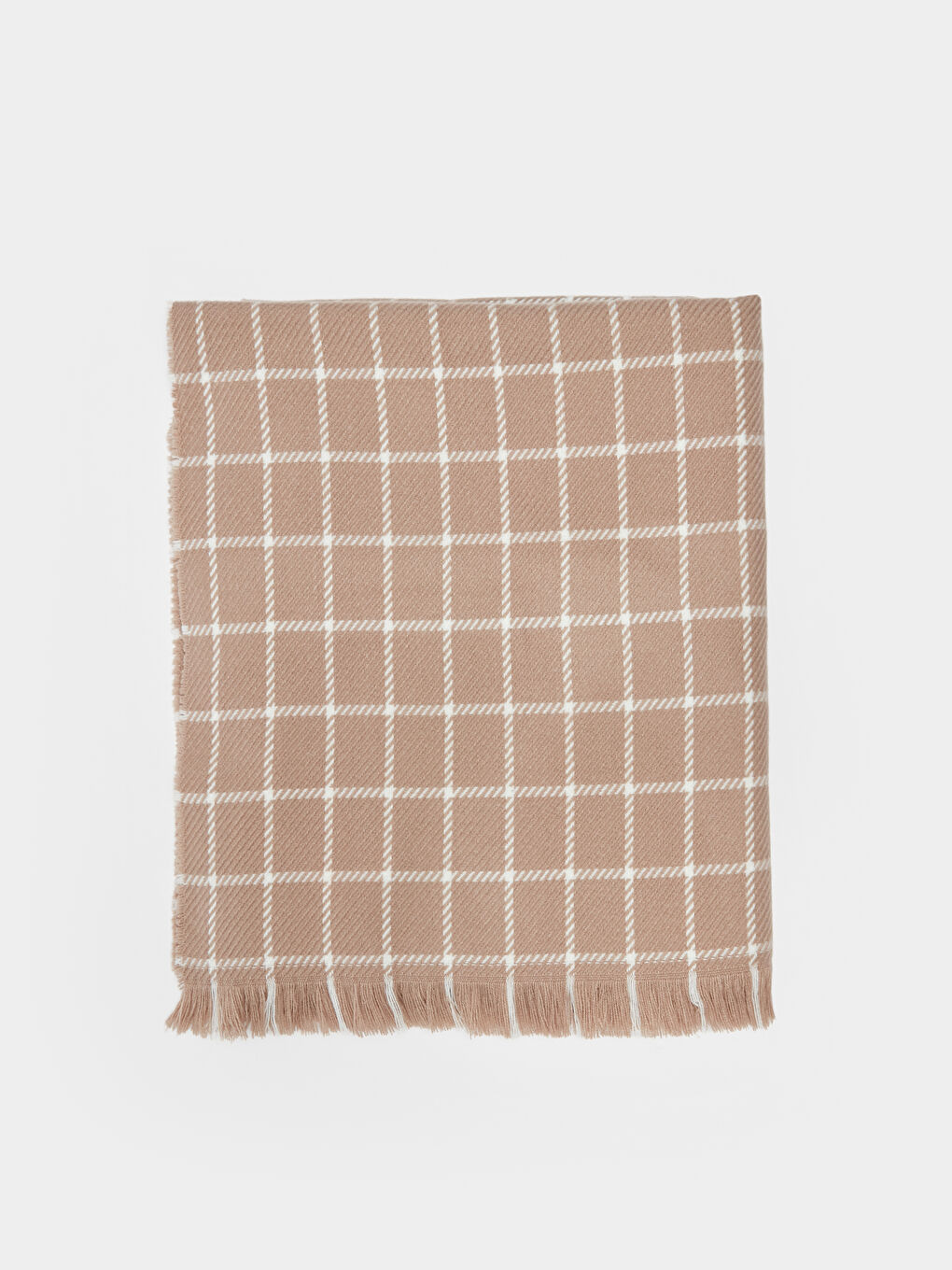 LCW ACCESSORIES Karierter Schal für Damen mit Fransen -W34750Z8-DFV