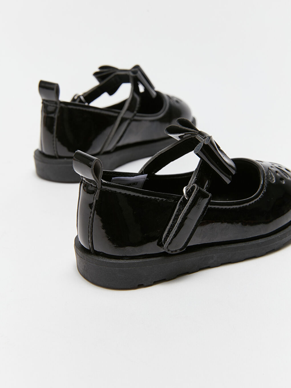 Bow Detailed Baby Girl Flats-4