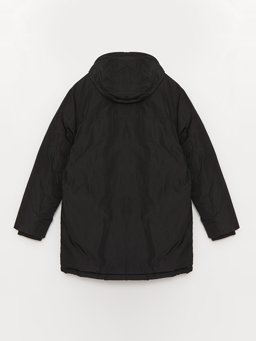 Regular Fit Hooded Men's Parka-7