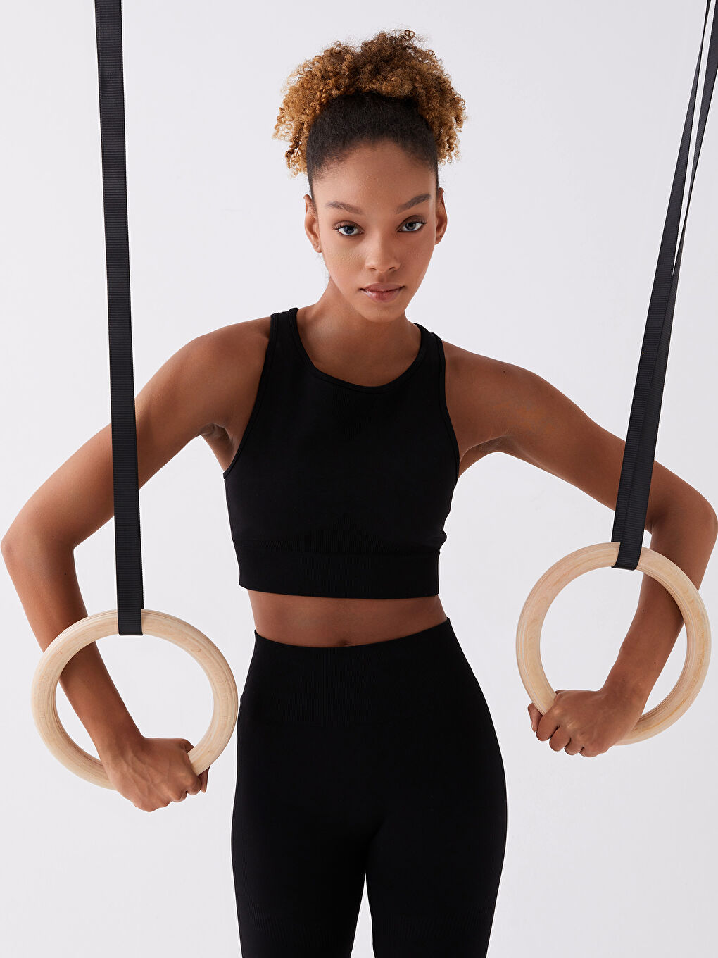 XSIDE ACTIVE Crew Neck Plain Seamless Women's Sports Bustier -W34790Z8-CVL