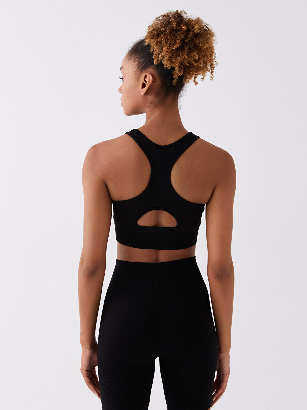 XSIDE ACTIVE Crew Neck Plain Seamless Women's Sports Bustier -W34790Z8-CVL
