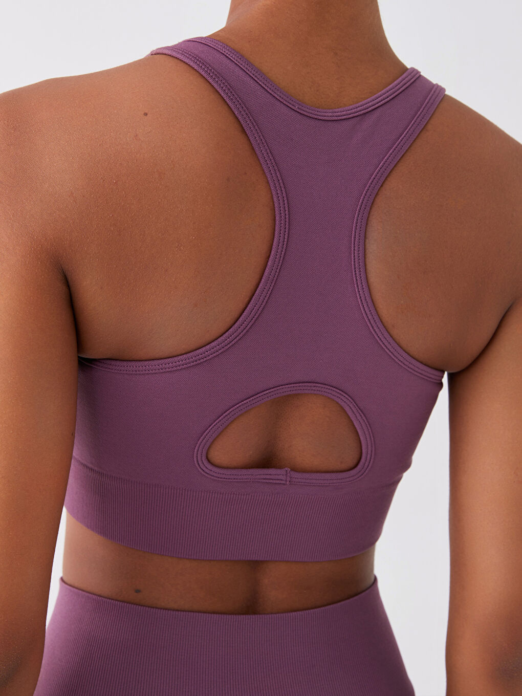 XSIDE ACTIVE Crew Neck Plain Seamless Women's Sports Bustier -W34790Z8-HBM