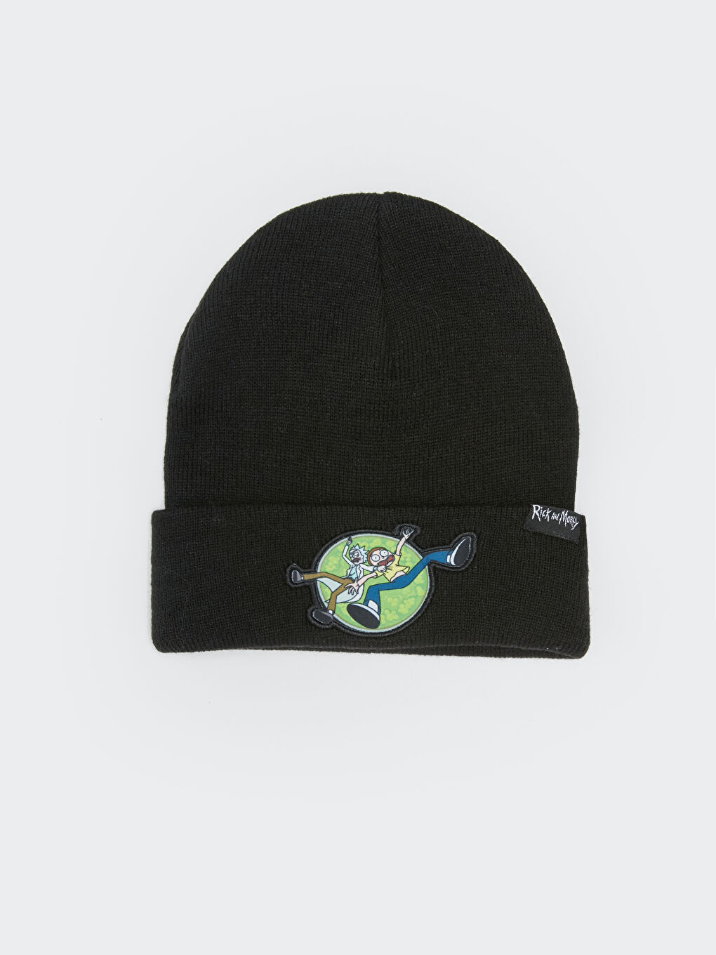 LCW ACCESSORIES Siyah Rick And Morty Baskılı Erkek Bere