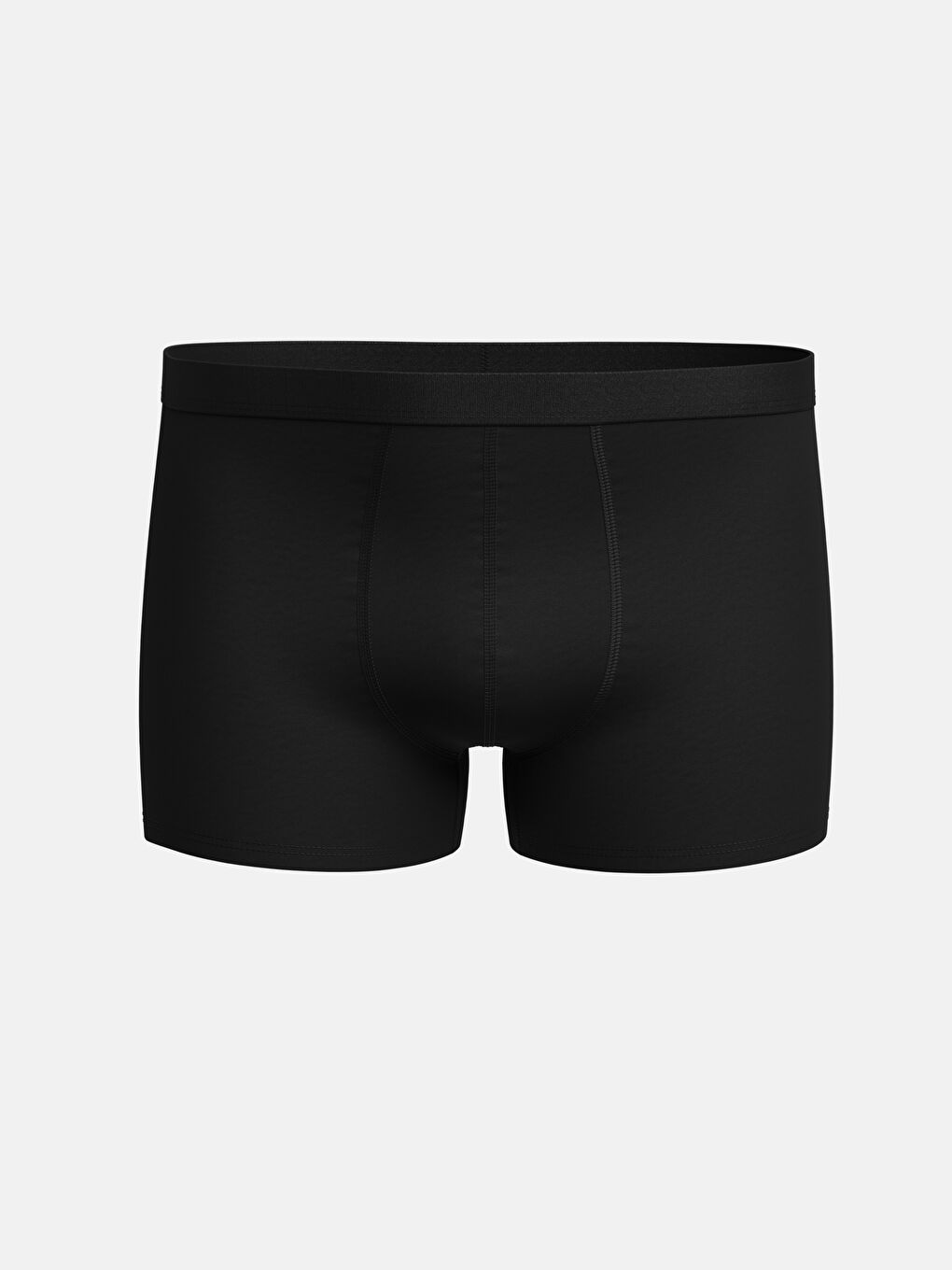 سراويل بوكسر قطن مطاطي عادي للرجال - مجموعتين-2