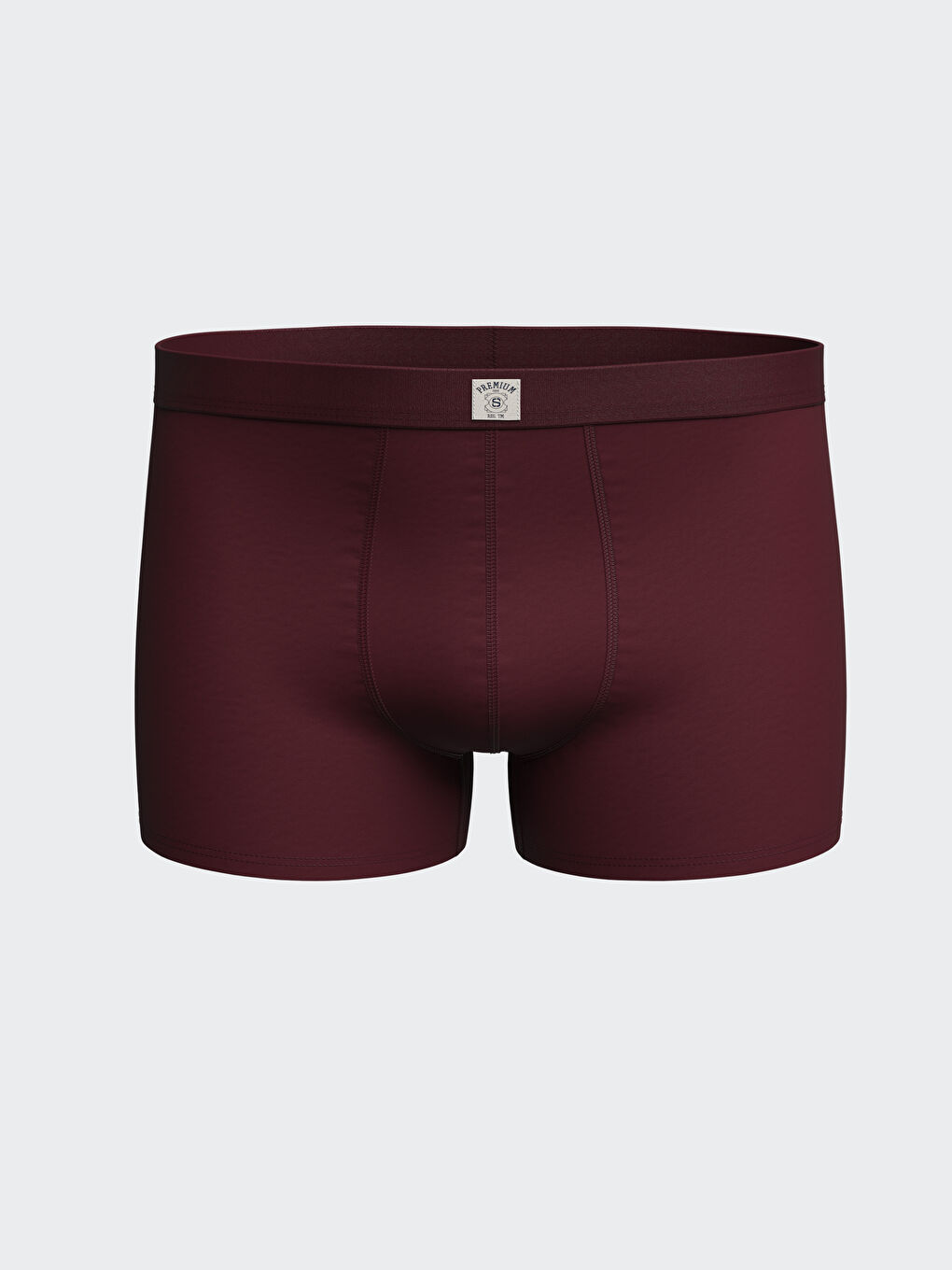 LC WAIKIKI Bordo Standart Kalıp Pamuklu Esnek Erkek Boxer 3'lü - 3