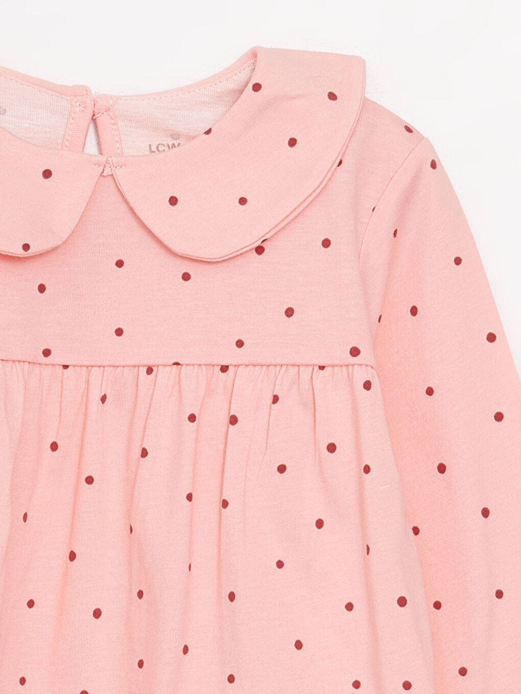 Pembe Puantiyeli Kız Bebek Pijama Takımı-2