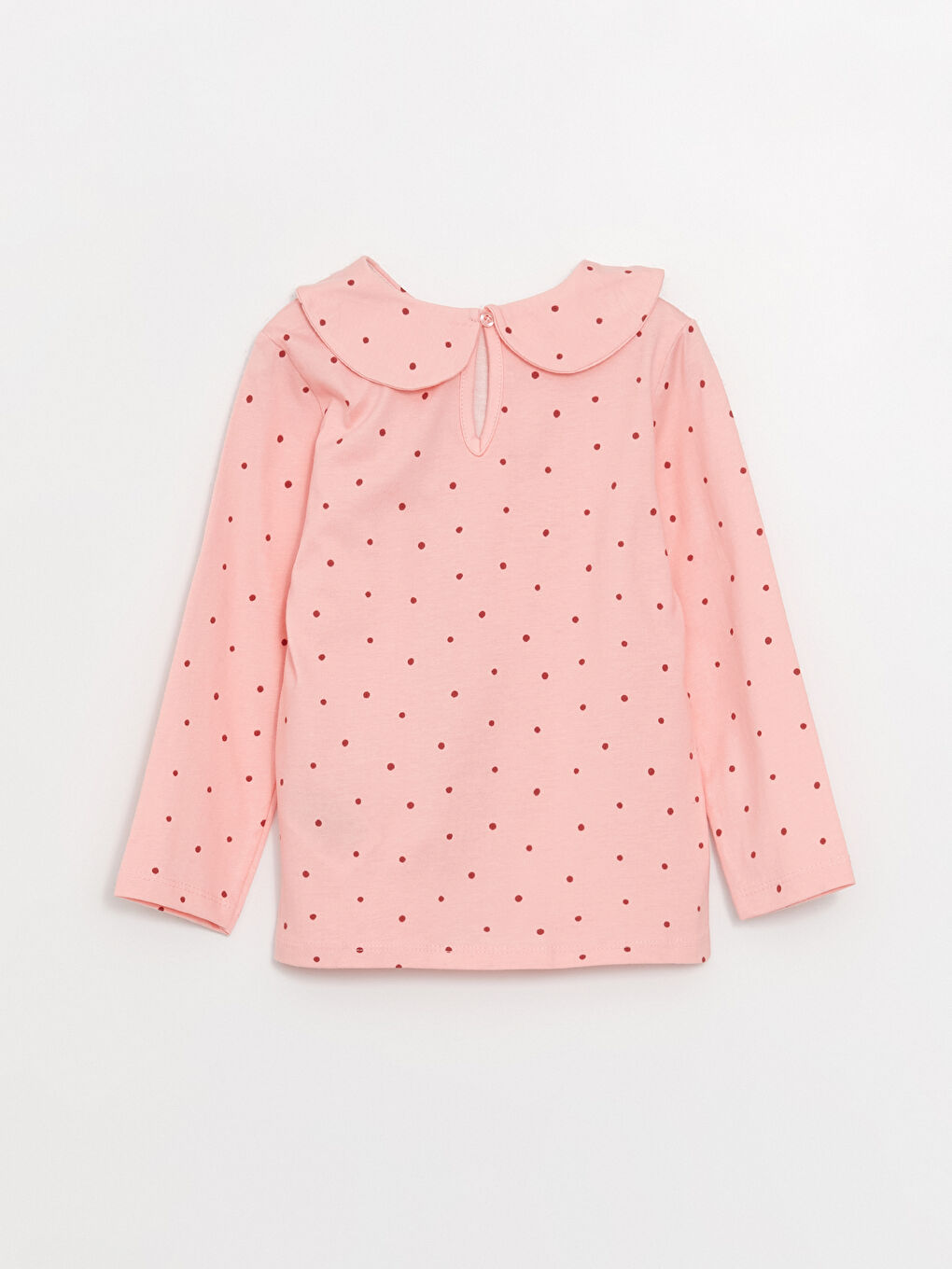 Pembe Puantiyeli Kız Bebek Pijama Takımı-3