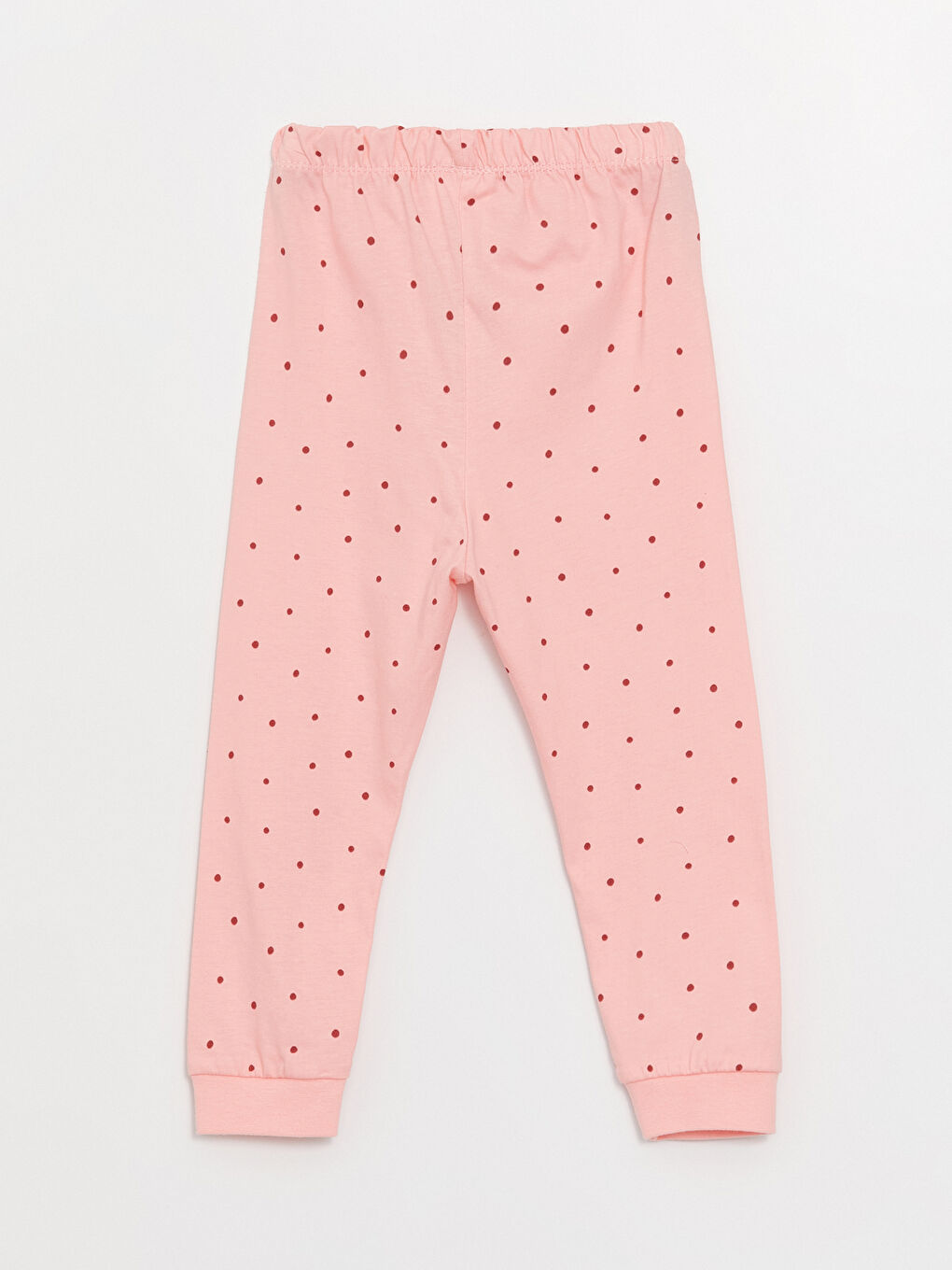 Pembe Puantiyeli Kız Bebek Pijama Takımı-6