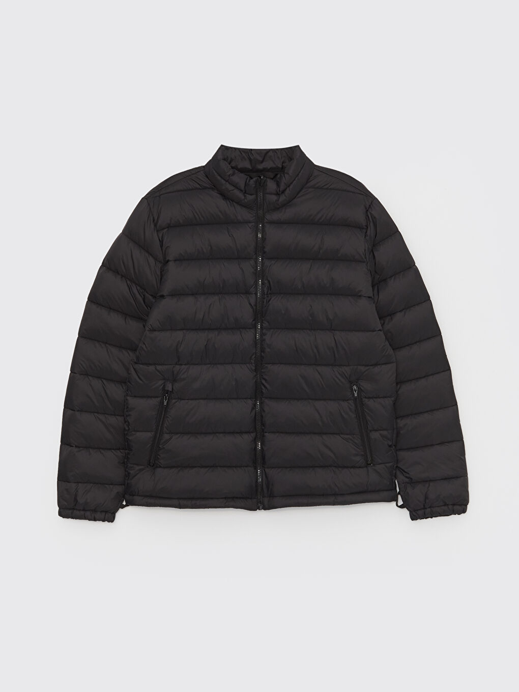 Petrol Standart Kalıp Kapüşonlu Kaban ve Dik Yaka Mont-6