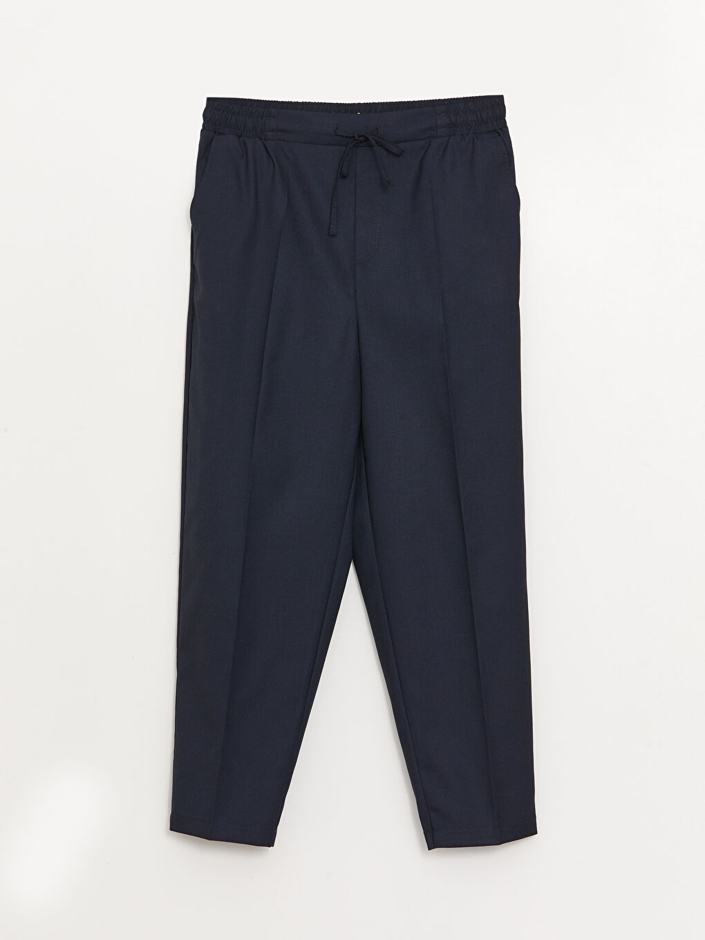 Pantalone sa elastičnim strukom i šargarepa krojem za žene-4