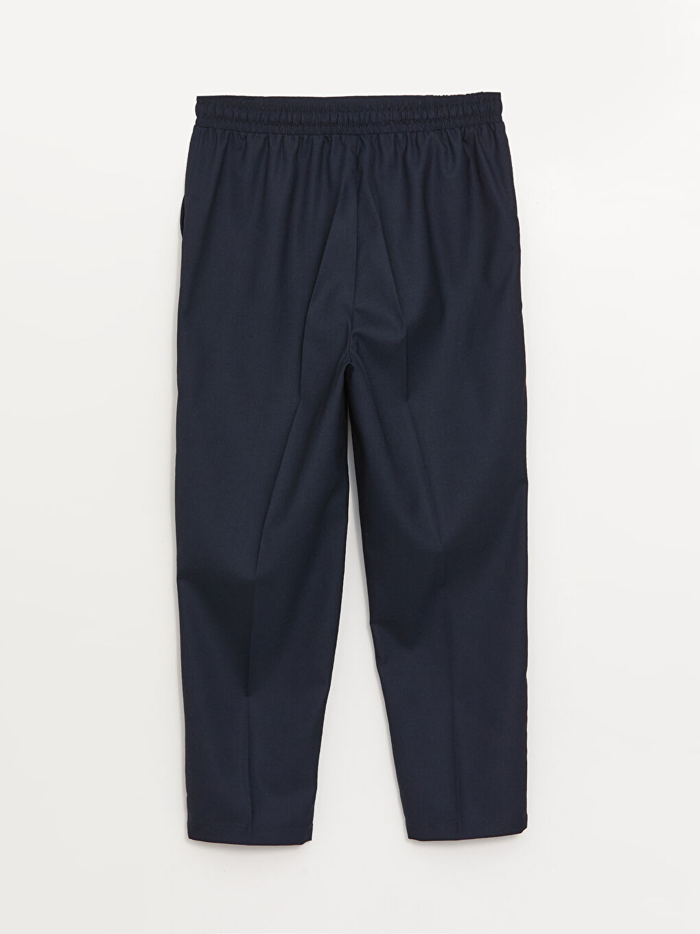 Pantalone sa elastičnim strukom i šargarepa krojem za žene-5