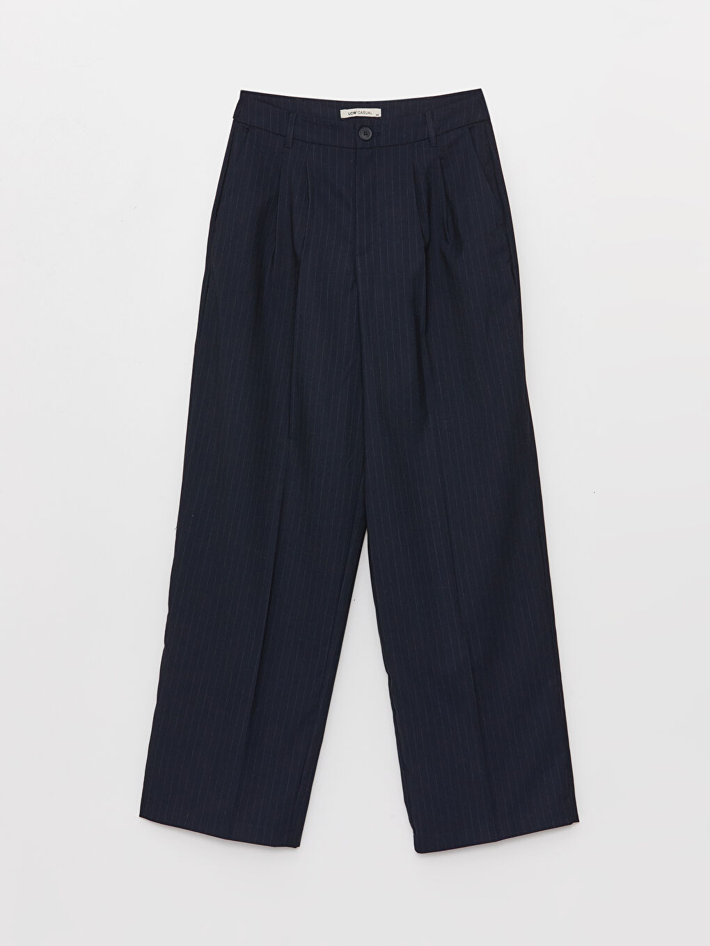 LCW Vision Normal Waist Comfortable Fit Striped Women's Trousers -W34976Z8-LGS