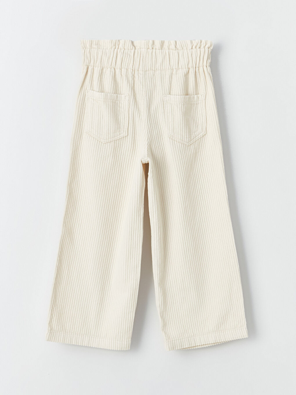 LCW Kids Beli Lastikli Kız Çocuk Kadife Pantolon -W34982Z4-FEL