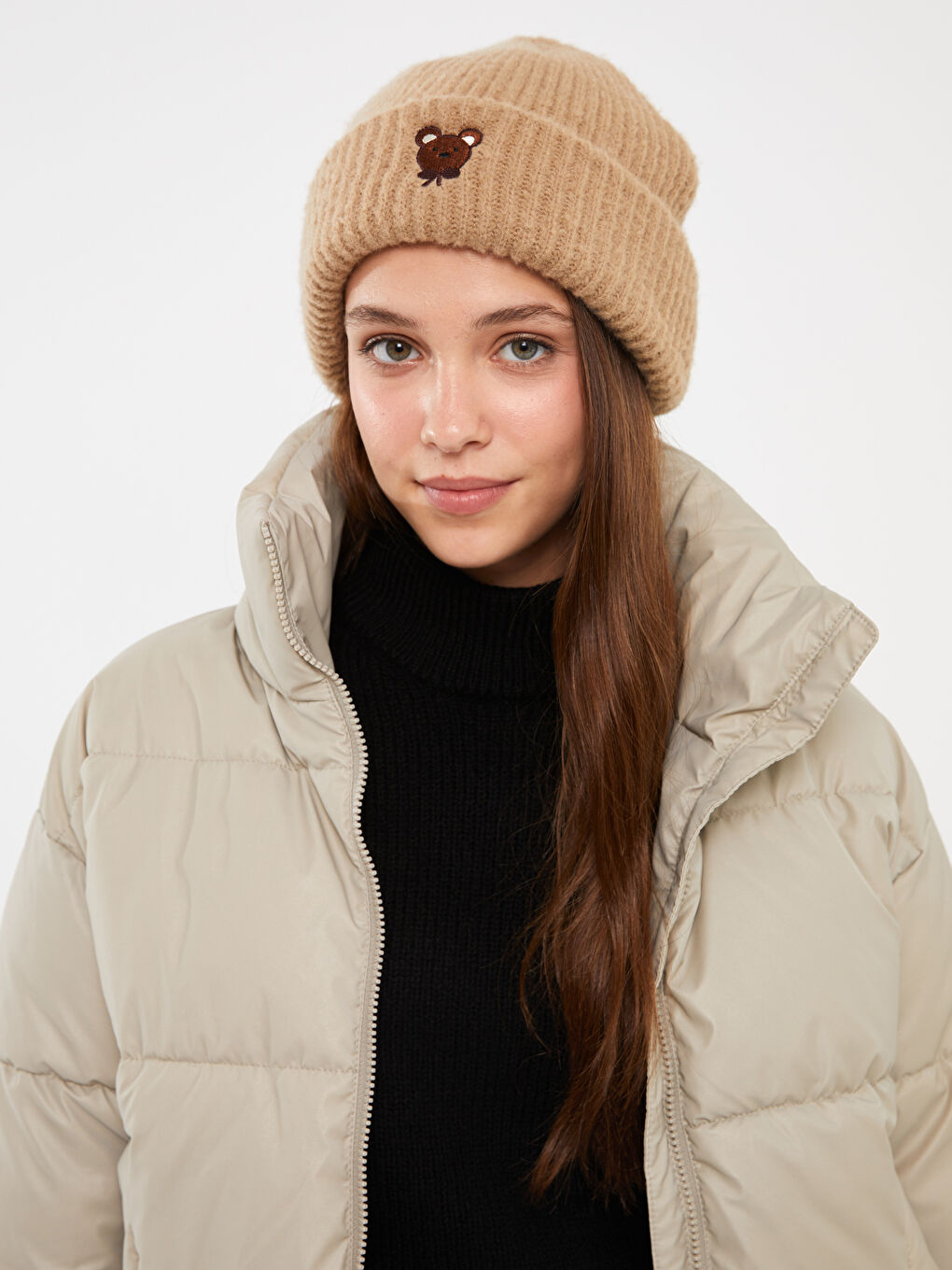 Embroidery Detail Women's Beret