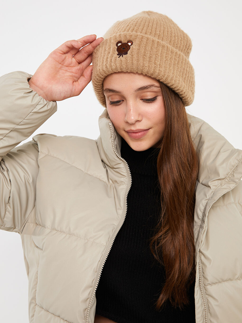 Embroidery Detail Women's Beret-2