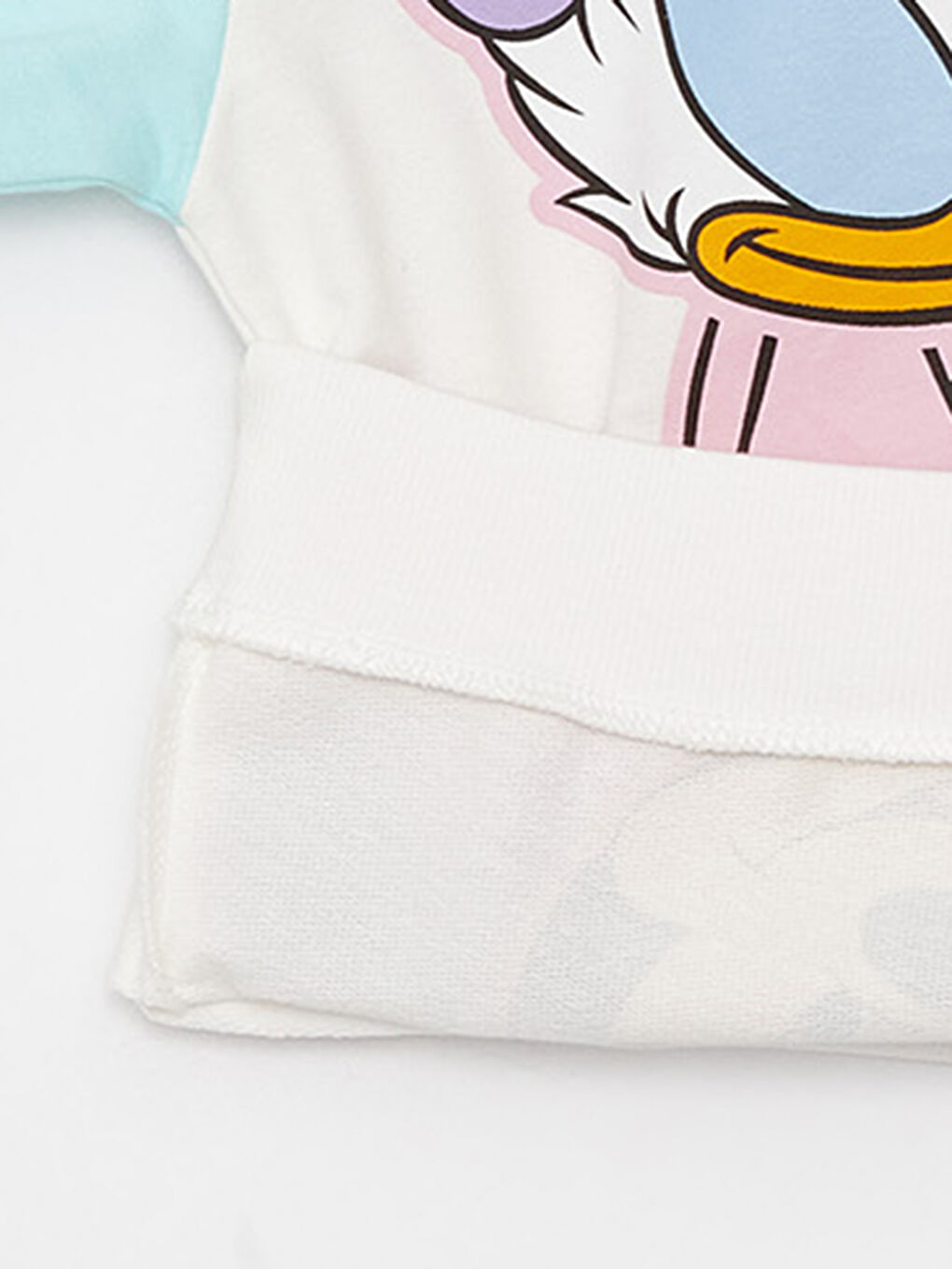 Karışık Bisiklet Yaka Minnie Mouse Baskılı Uzun Kollu Kız Çocuk Sweatshirt ve Eşofman Altı-4