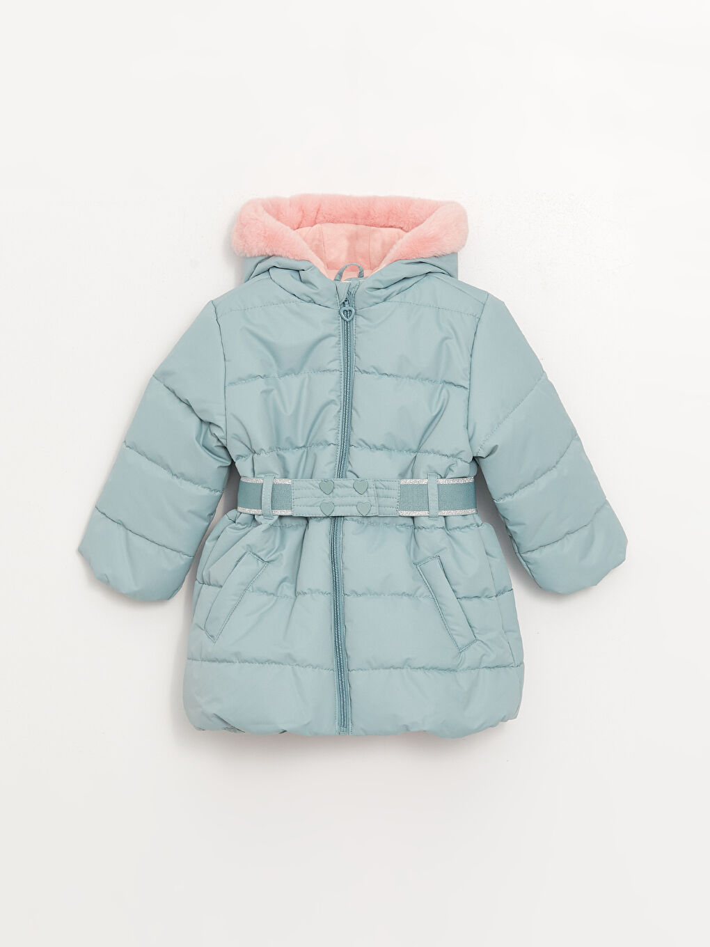 Hooded Long Sleeve Baby Girl Coat