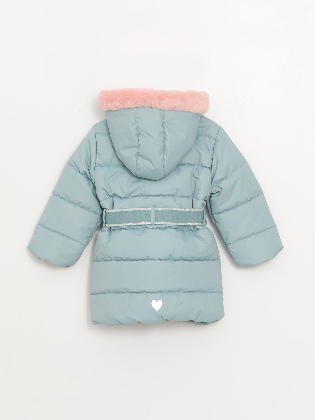 Hooded Long Sleeve Baby Girl Coat-1