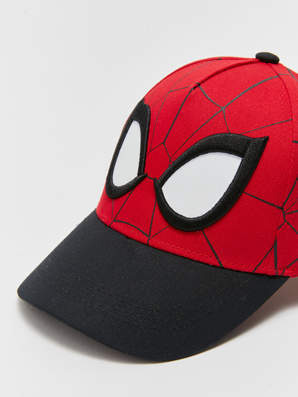 Kırmızı Spider-Man Lisanslı Erkek Çocuk Kep Şapka-1