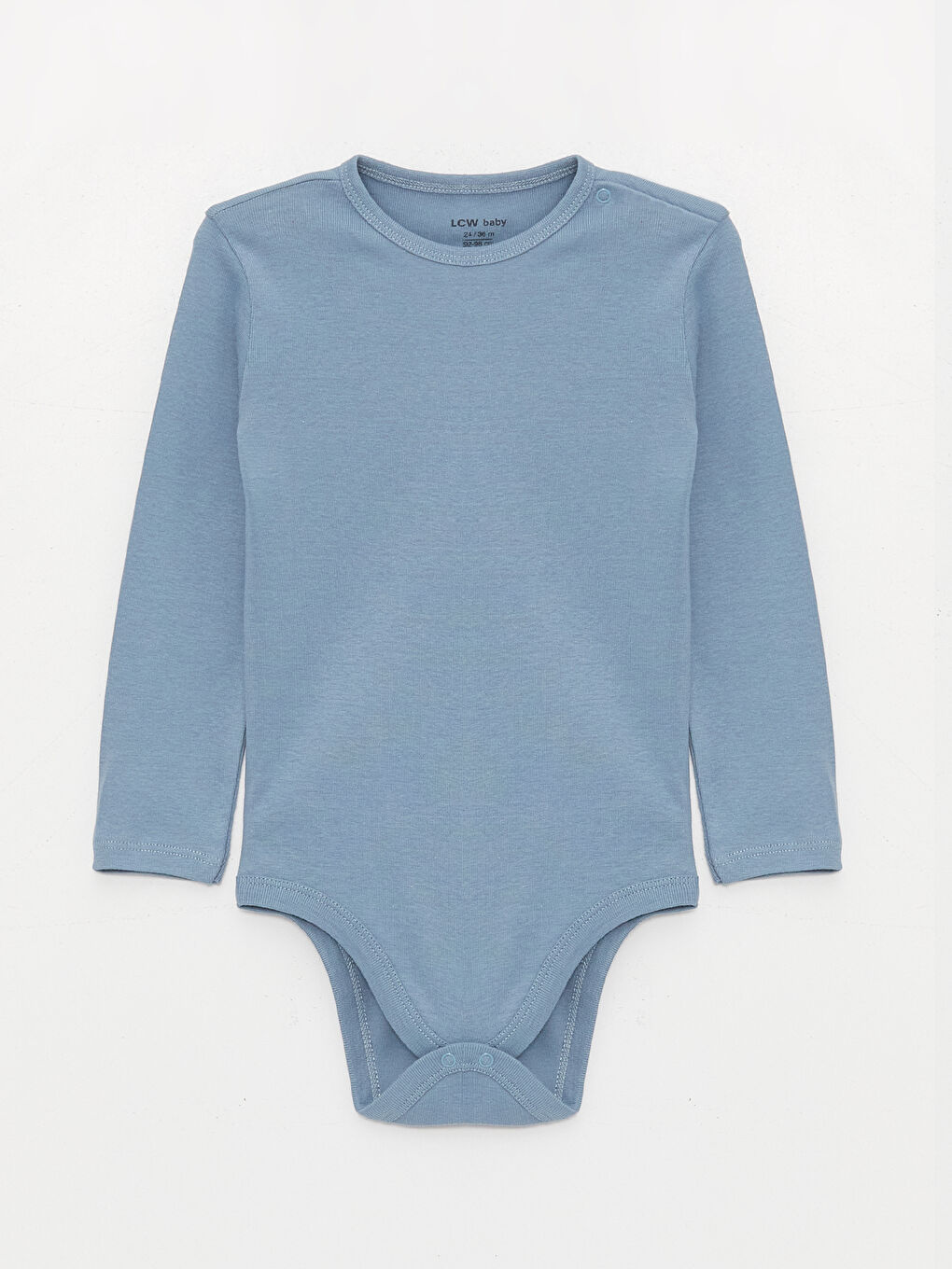 Body pentru Bebeluși Băieți cu Guler Rotund și Capse - Pachet de 5-1