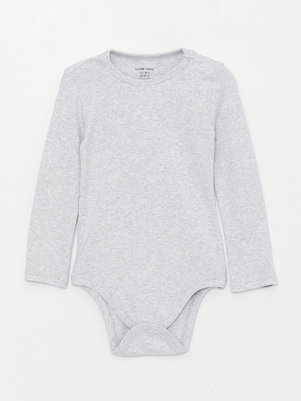 Body pentru Bebeluși Băieți cu Guler Rotund și Capse - Pachet de 5-11